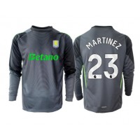 Camiseta Aston Villa Emiliano Martinez #23 Portero Primera Equipación Replica 2025-26 mangas largas